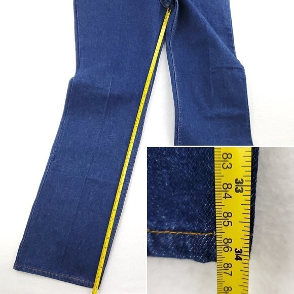 Levi's 517 Orange Tab Jeans Bootcut Vintage USA Dark Wash Denim Men's 38x34 NWOT - Picture 7 of 12